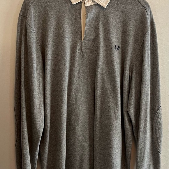 Fred Perry Other - Gray Long Sleeve Polo Shirt Fred Perry - Rugby